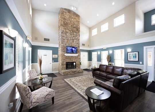 Clubhouse at Magnolia Pointe Apartments in Duluth, GA