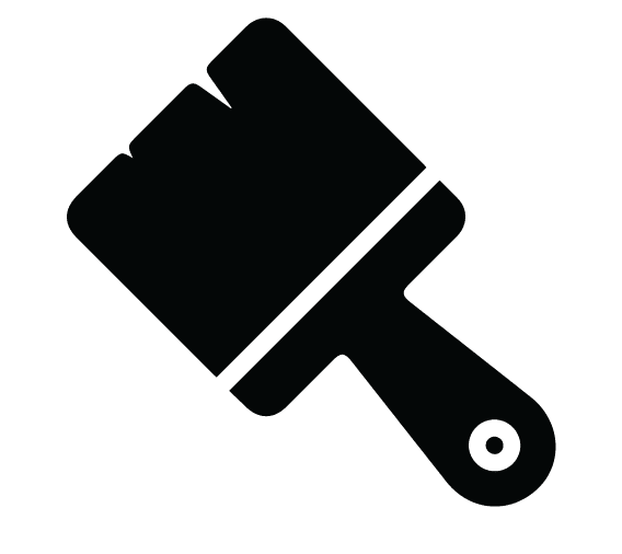 a black and white silhouette of a key with a knife