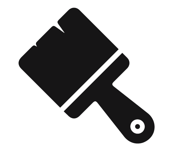 a black and white silhouette of a key with a knife