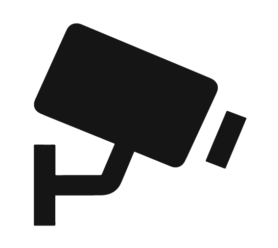 a black and white silhouette of a video game remote control