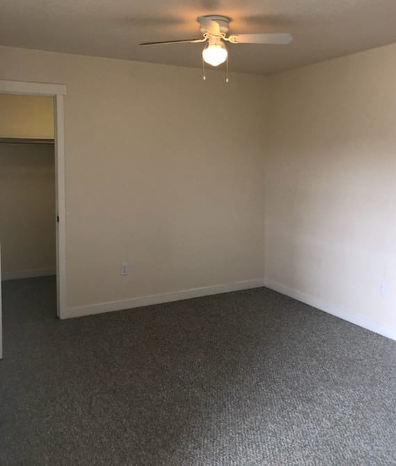 Image of bedroom with fan