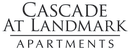 the logos of cascade at landmarck apartments and cascade at latham apartments logos