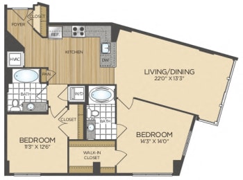 two bedroom loft apartments washington DC