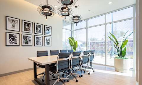 Conference Room and Work From Home Spaces at The Chandler Luxury Apartments in North Hollywood CA