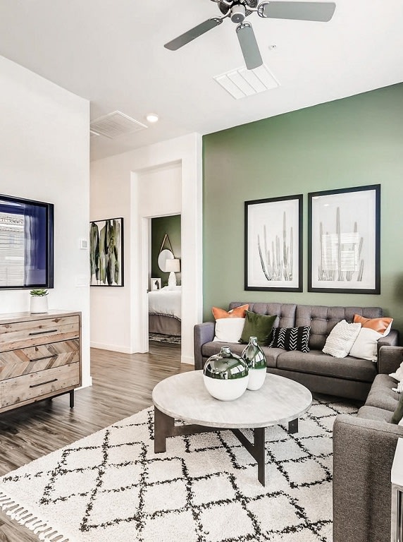 Modern Living Room at Avilla Camelback Ranch, Phoenix, 85037