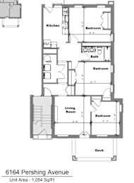  Floor Plan 3 Bedroom-6164 PR