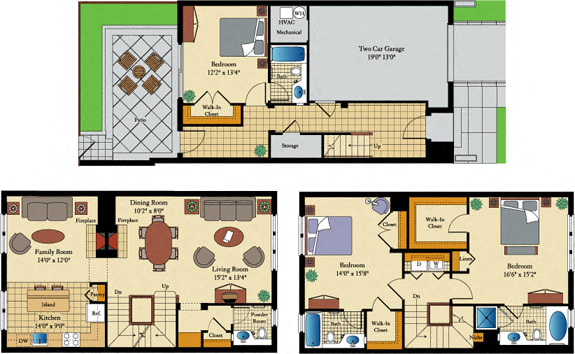 Luxurious townhome floor plan bethesda md
