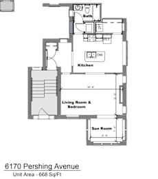  Floor Plan 6170 studio