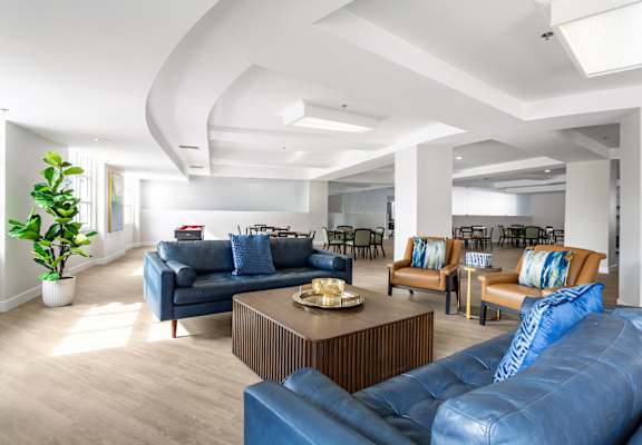 Club Room at Grand Plaza Senior Apartments in Los Angeles, CA