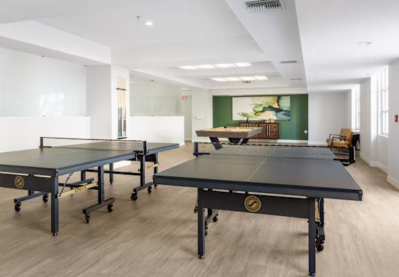 Game Lounge at Grand Plaza Senior Apartments in Los Angeles, CA