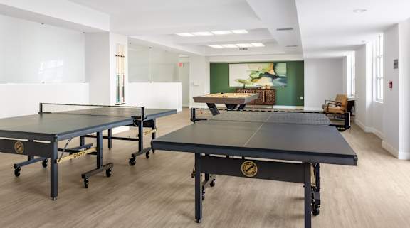 Game Lounge at Grand Plaza Senior Apartments in Los Angeles, CA