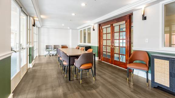 Lounge at Grand Plaza Senior Apartments in Los Angeles, CA