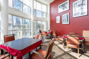 Sun Lounge at Grand Plaza Senior Apartments in Los Angeles, CA