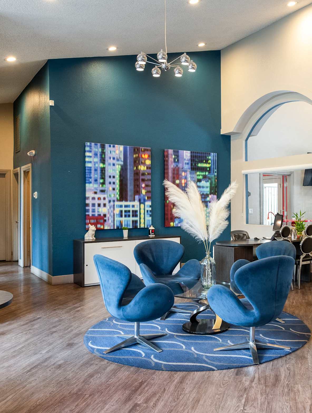 Lobby at Boulevard at 4201 Apartments (2 of 5)