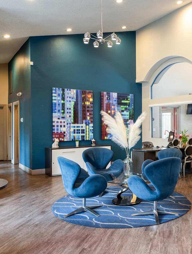 Lobby at Boulevard at 4201 Apartments (5 of 5)
