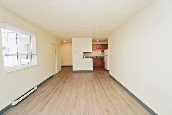 Sundridge Apartments – Living Room – Dining - Buffalo Area – Appliances Included - 24 Hour Emergency Maintenance – Carpeting - Pet Friendly – Ask for a Tour -- Cable Ready - Extra Storage