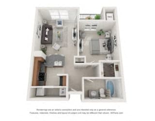 Floor Plan A1 Renovated