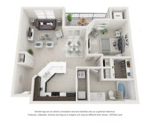 Floor Plan A2 Renovated