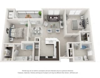 Floor Plan B1 Renovated