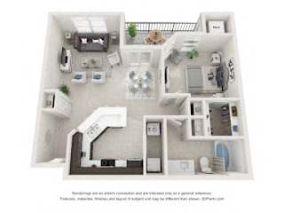 Floor Plan A2 Renovated