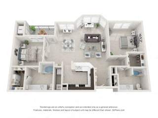 Floor Plan B3 Renovated