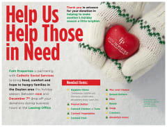 help us help those in need poster