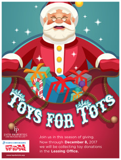 a poster for a christmas party with santa claus