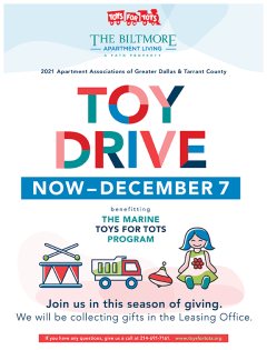 the toy drive now december 7 poster