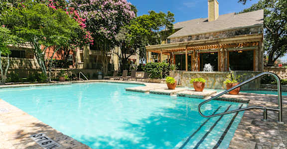 Sparkling Pool at Alamo Park, San Antonio, TX