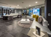 Thumbnail 14 of 44 - leasing lobby at Topaz Apartments, Los Angeles, CA, 90013