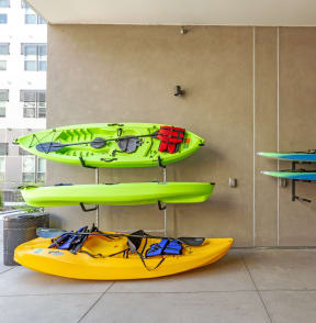 Private Kayak rentals available for our residents