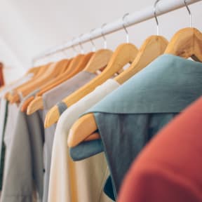 a picture of clothes on a rack