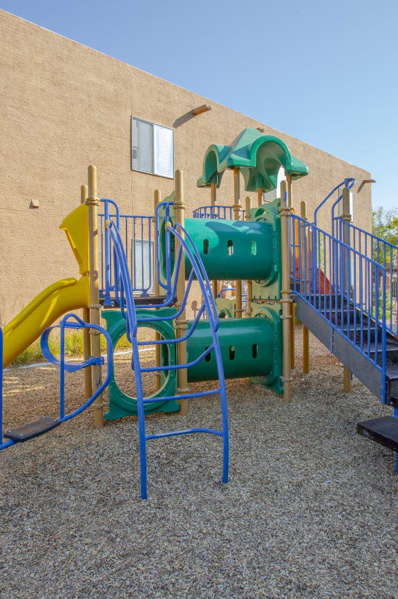 a playground at the crossings