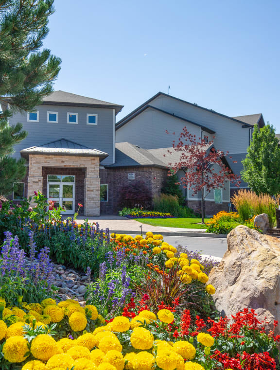 Garden of Flowers at Entrance at Four Seasons Southtowne