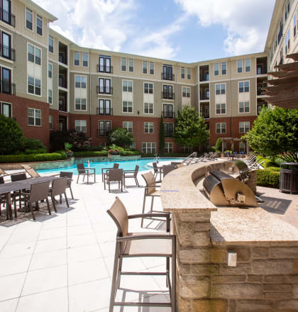 our apartments offer a clubhouse with a pool