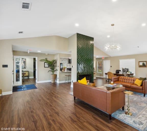 Living Room at The Birches in Memphis, TN
