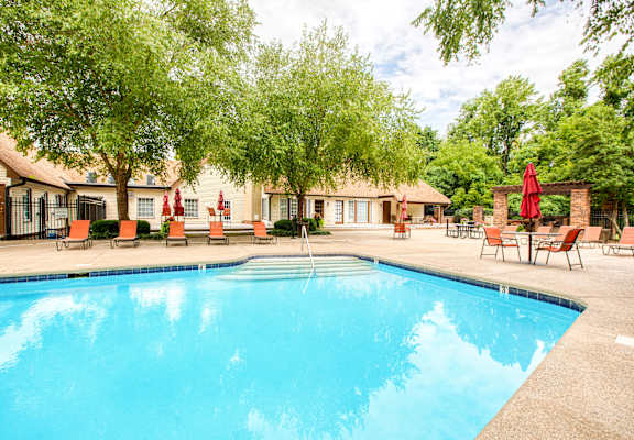 the swimming pool at our apartments at The Grove Brentwood, Nashville, TN 37211