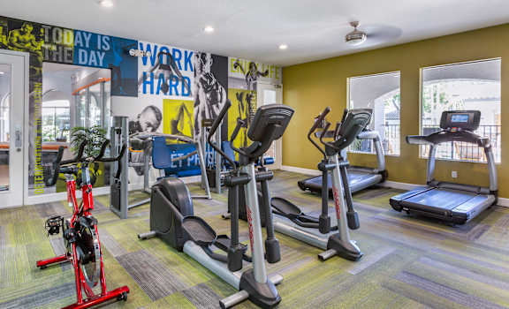Gym at Boulders at Lookout Mountain Apartment Homes, Phoenix, AZ 85022