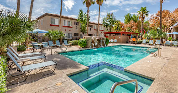 Outdoor Pool at Canyon Ridge