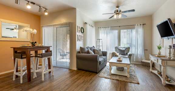 Bright Living Room at Canyon Ridge