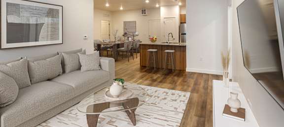 Spacious Living Room at Meadows at Homestead Logan, UT 84321