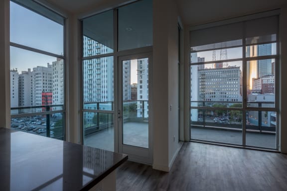 penthouse floor plan at Topaz Apartments, Los Angeles, 90013