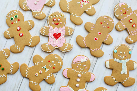Gingerbread cookies at Rose Heights Apartments, Raleigh, NC