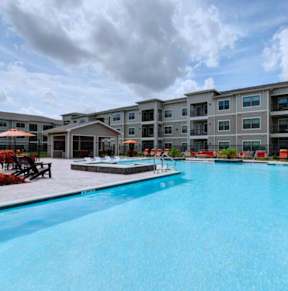 our apartments have a large pool for residents to enjoy