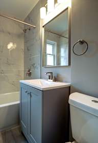 Bathroom Interior at Garwood Gardens Apartments, Garwood, New Jersey