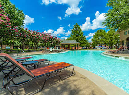 the swimming pool at our apartments