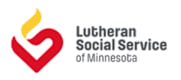 The image is a logo of the Lutheran Social Service of Minnesota.