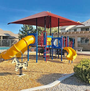 Playground area at Sharlands Terrace Apartments, Apartments, Reno, NV