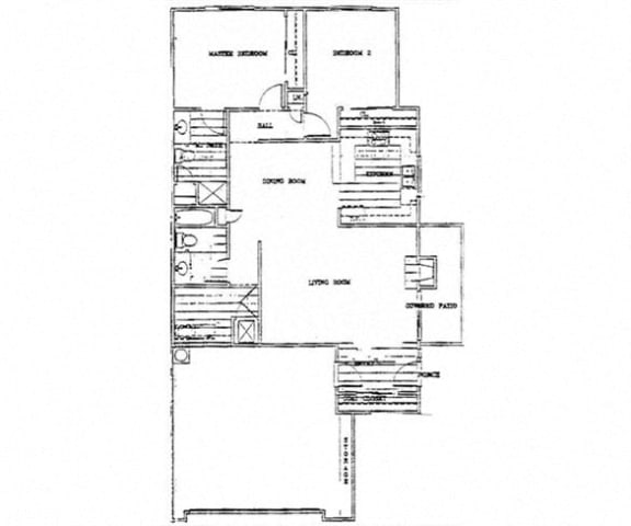 Birch Court 2 Bedroom Floorplan