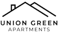 A black and white image of a house with the words "Meadow Creek Apartments" written below it.